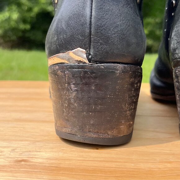 Jeffery West Muse HELTER SKELTER Front Seam Leather Chelsea Boots Size 11 - Picture 7 of 13